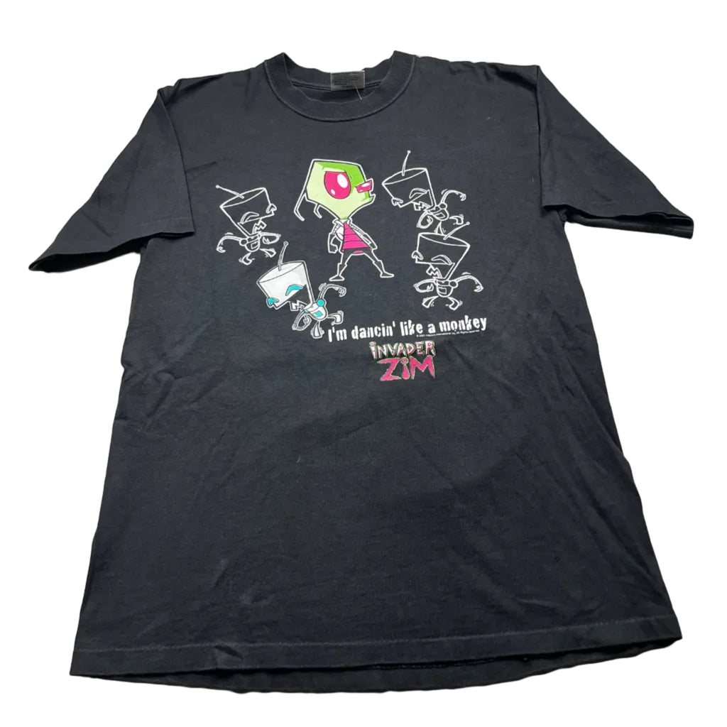 Vintage 2001 Invader Zim I'm Dancin' Like A Monkey Shirt