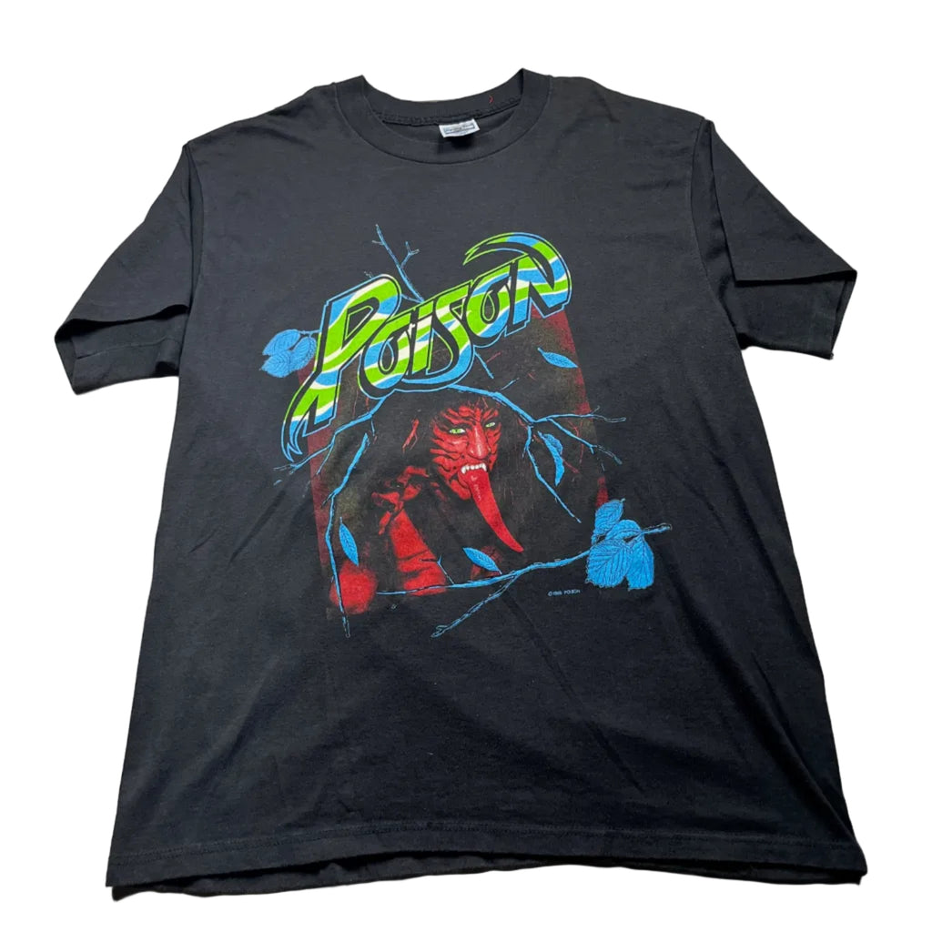 Vintage 1988 Poison Open Up And Say Ahh Shirt