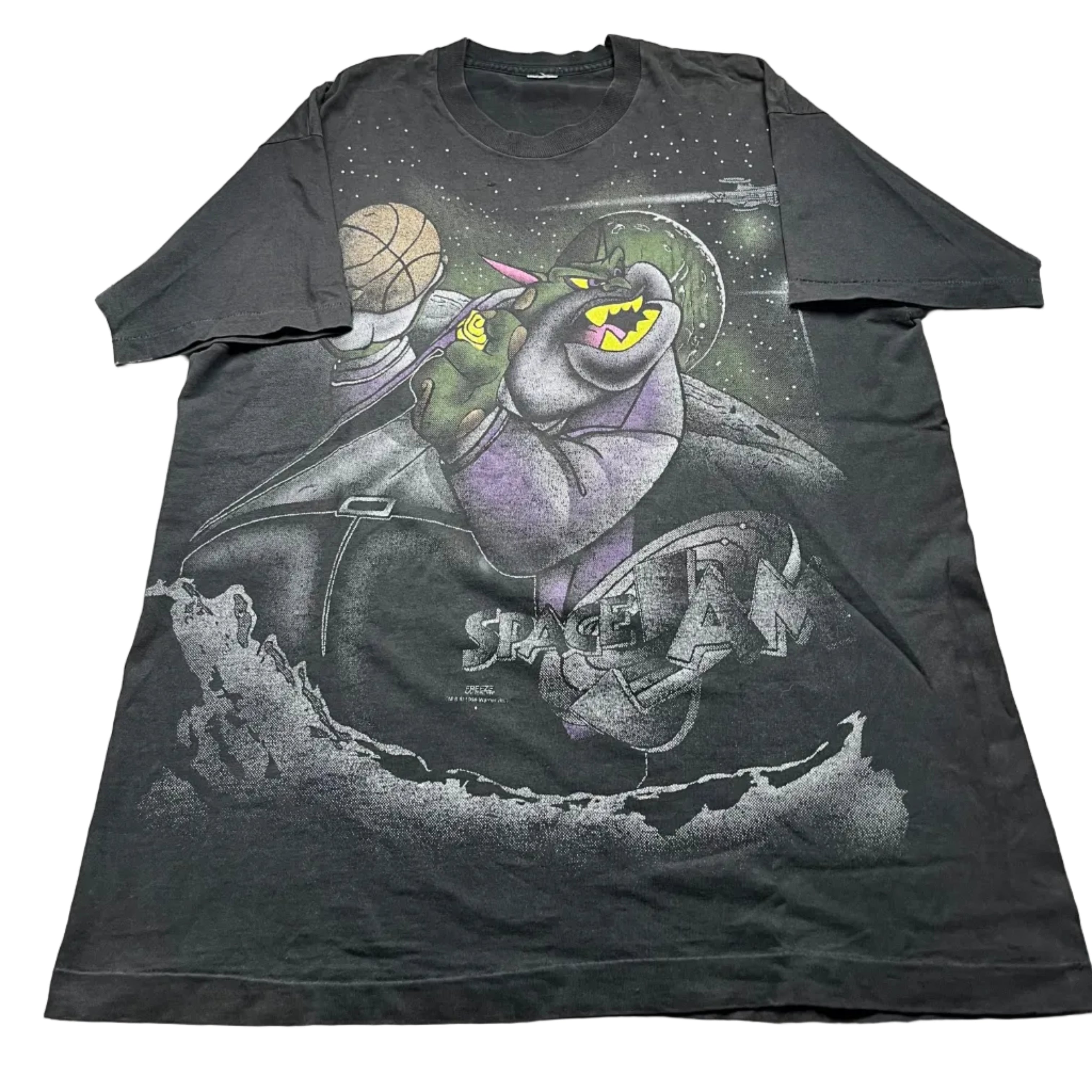 Vintage 1996 Space Jam Monstars All Over Print T-Shirt