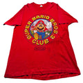 Vintage 1988 Nintendo Super Mario Bros 2 Club T-Shirt Red