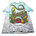 Vintage 1993 Grateful Dead Roller Coaster Liquid Blue Tie Dye T-Shirt