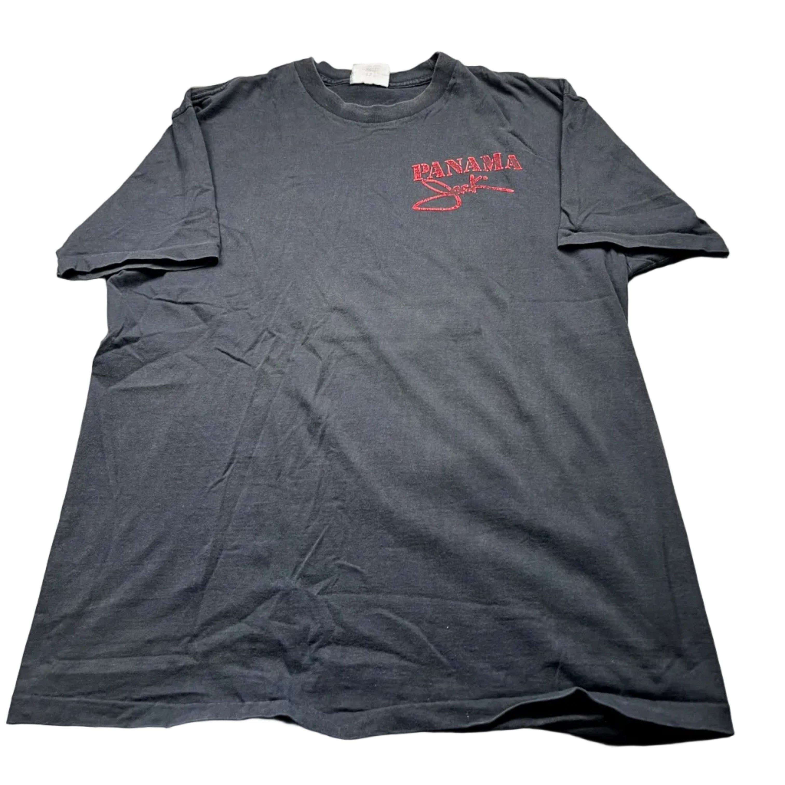 Vintage Panama Jack Left Chest Logo T-Shirt Black