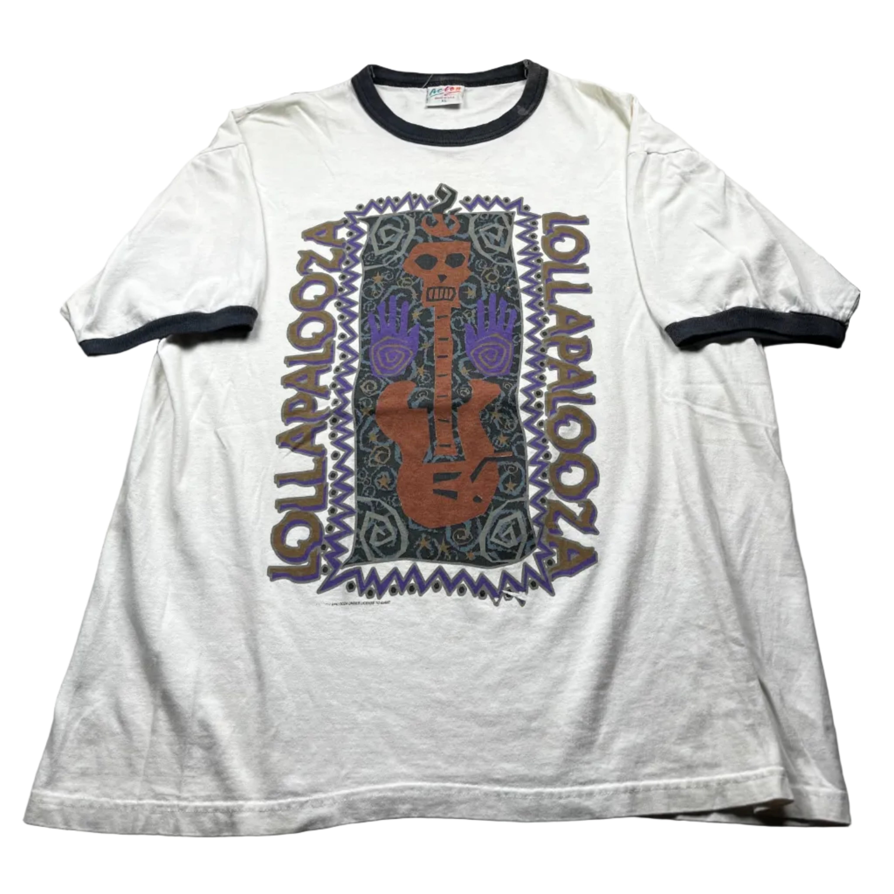 Vintage 1995 Lollapalooza Alternative Music Festival Ringer T-Shirt