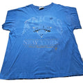 Vintage New York Knicks NBA Graphic T-Shirt Blue