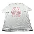 Vintage God is Rad Sunday School Graphic T-Shirt White