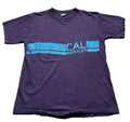 Vintage UC Berkeley Cal Graphic Stripe T-Shirt Purple