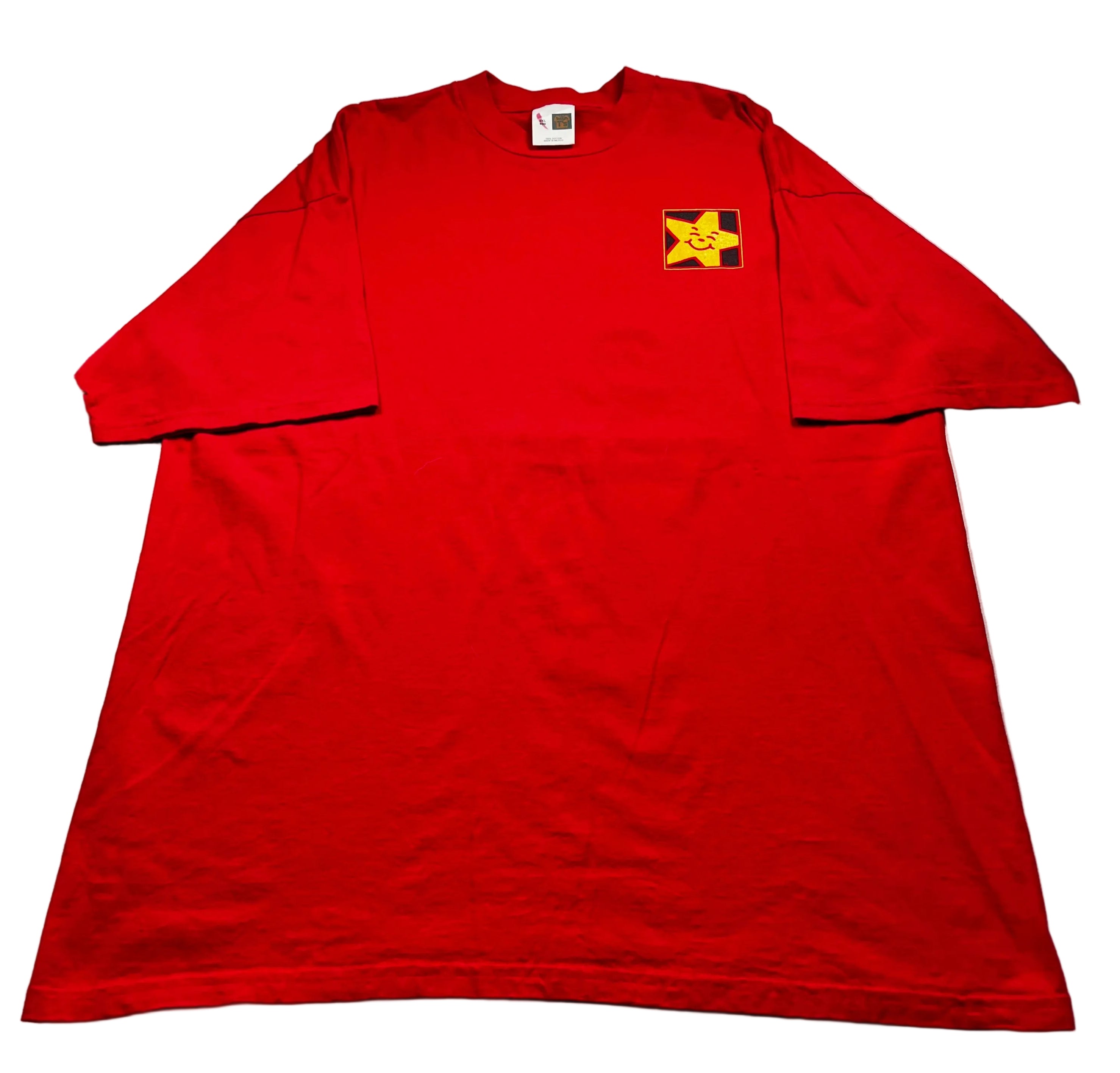 Vintage Hardee's Carl's Jr Star Graphic T-Shirt Red
