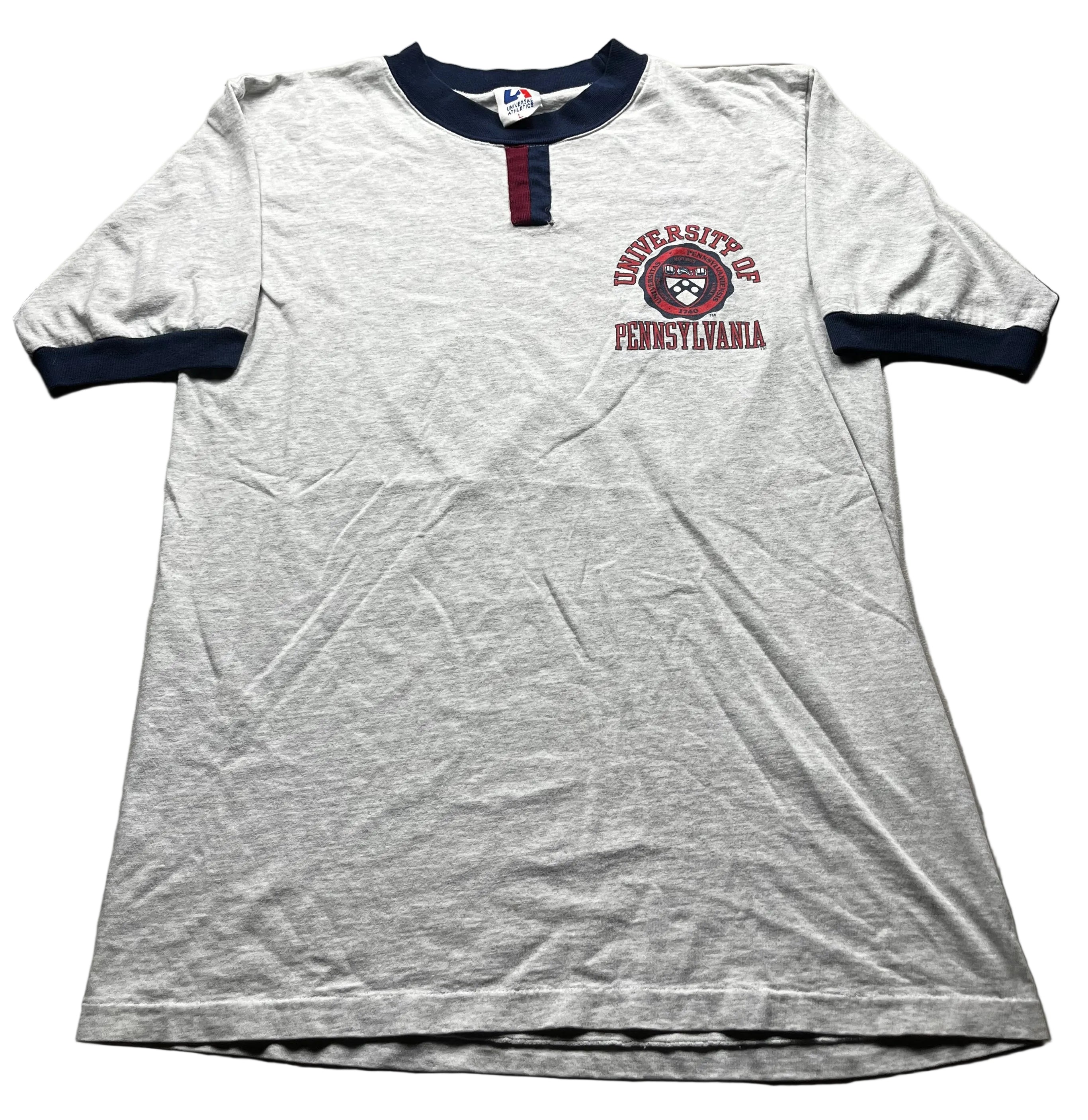 Vintage University of Pennsylvania Henley Ringer T-Shirt