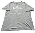 Vintage King's Basketball Graphic T-Shirt Grey