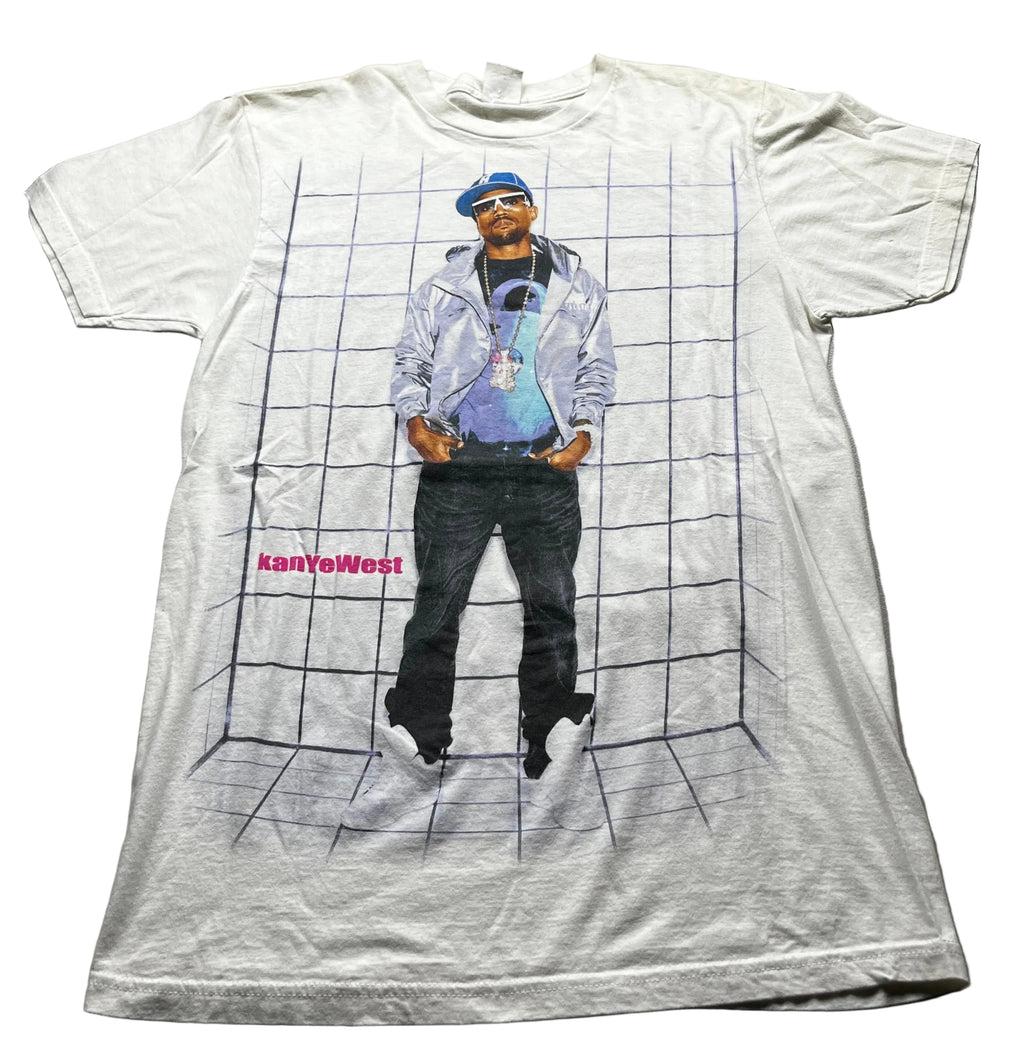 Vintage Kanye West Glow In The Dark Tour Graphic T-Shirt White