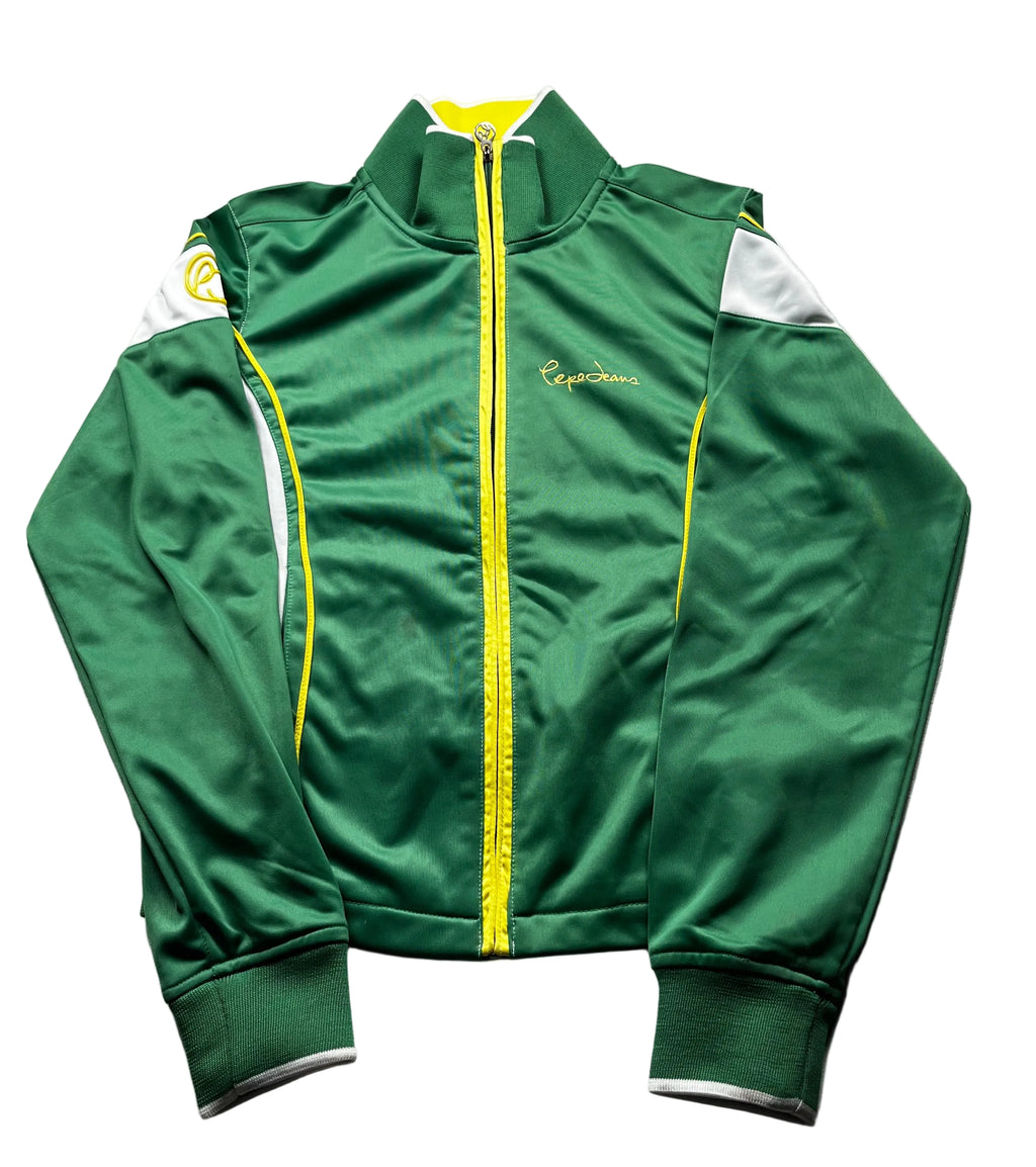 Vintage Pepe Jeans Full Zip Track Jacket Green