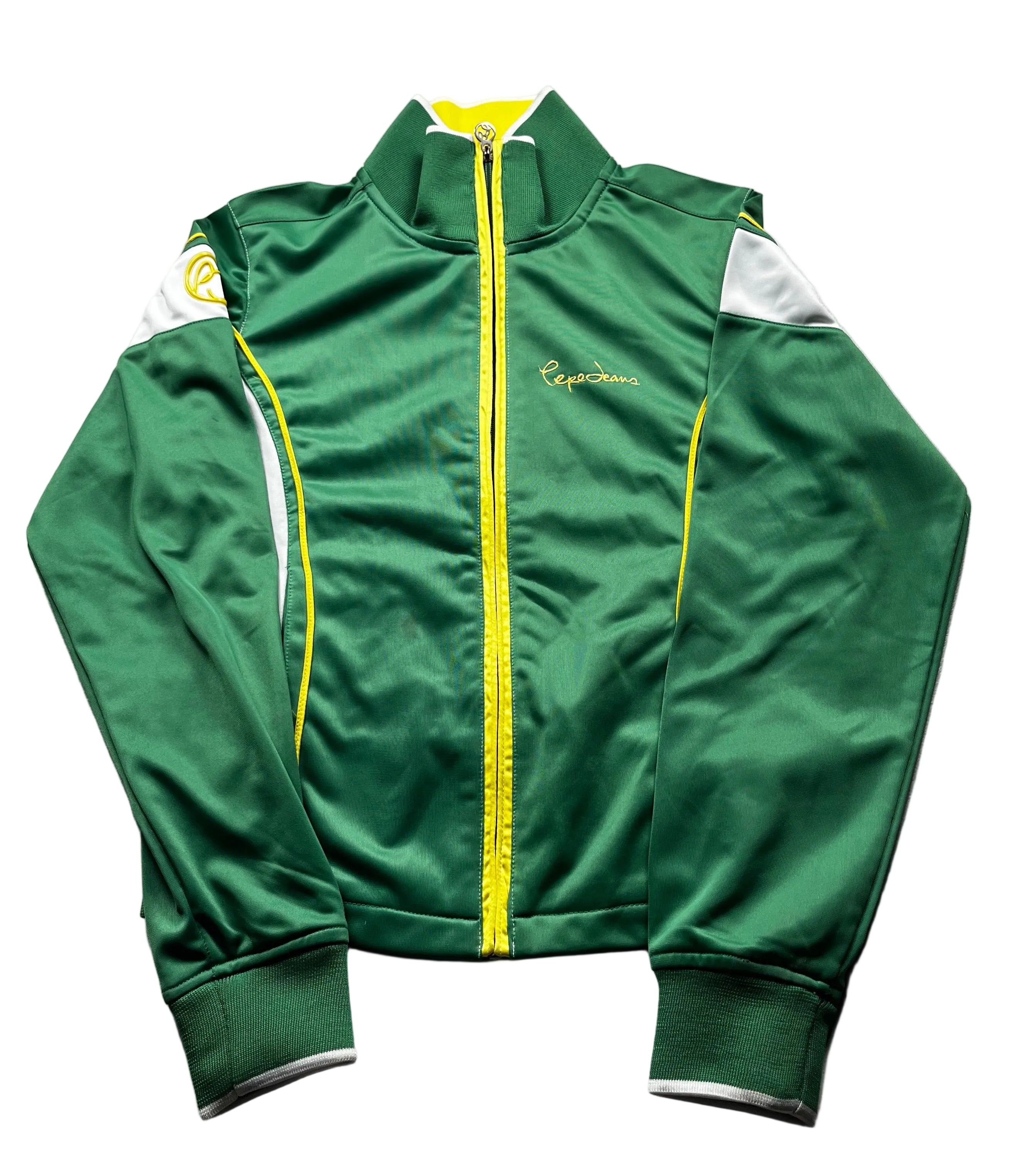 Vintage Pepe Jeans Full Zip Track Jacket Green