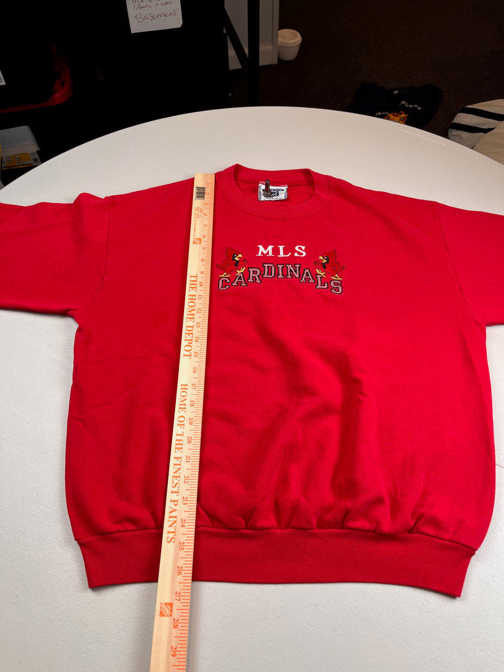 Vintage 90s MLS Cardinals Embroidered Spell Out Sweatshirt