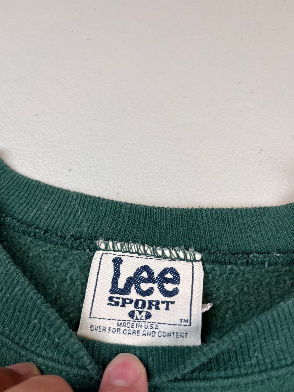 Vintage 90s Lee Sport Green Bay Packers Embroidered Sweatshirt