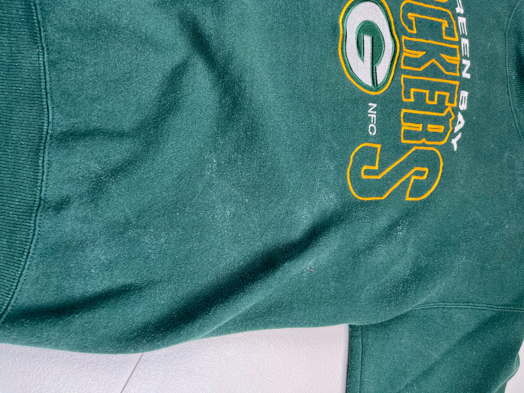 Vintage 90s Lee Sport Green Bay Packers Embroidered Sweatshirt
