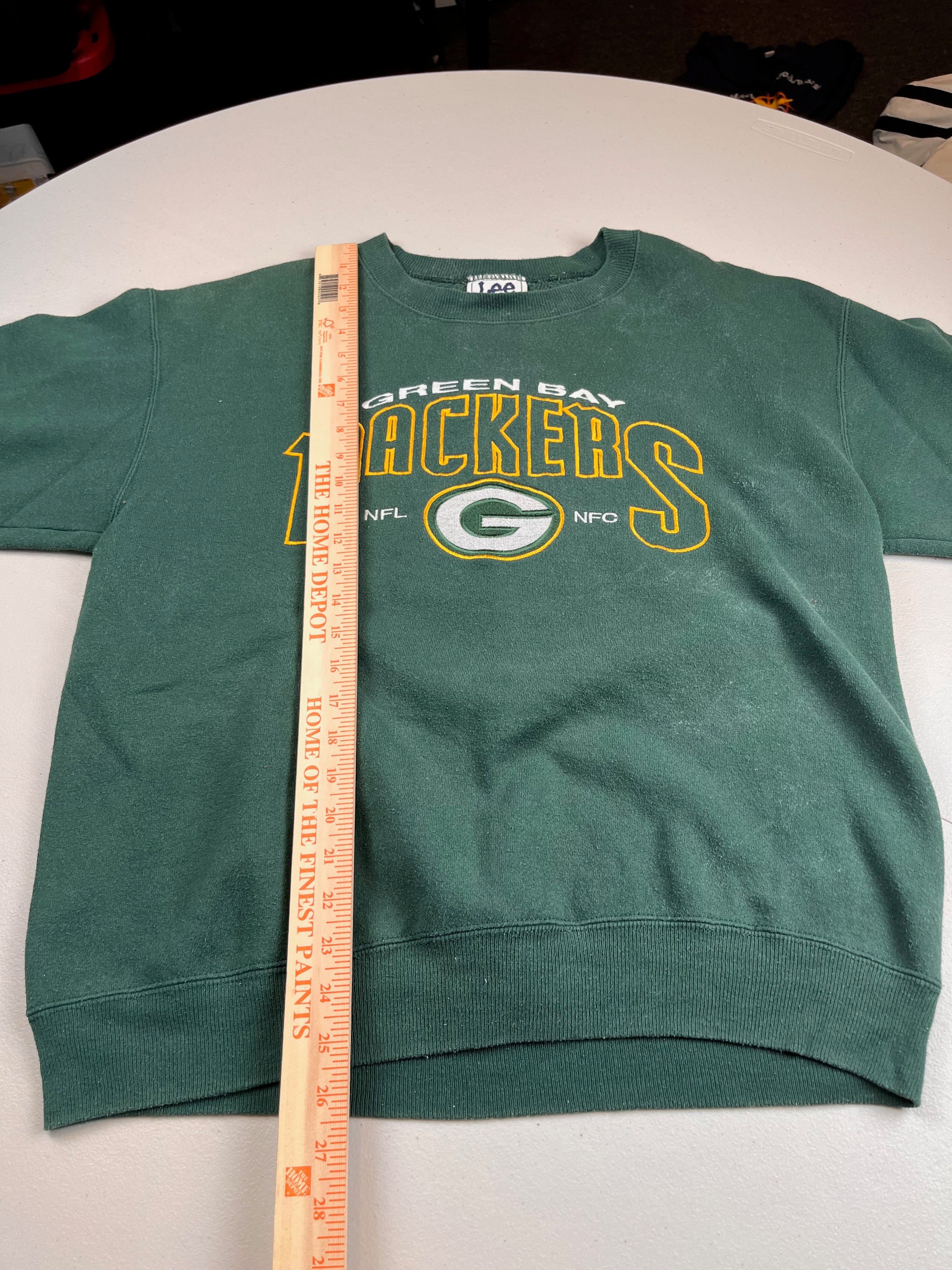 Vintage 90s Lee Sport Green Bay Packers Embroidered Sweatshirt