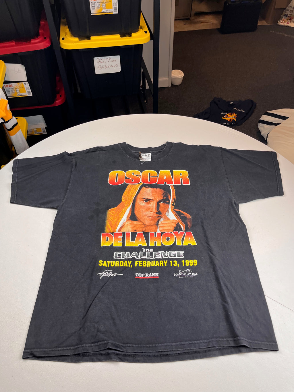 Vintage 1999 Oscar De La Hoya The Challenge Boxing T-Shirt