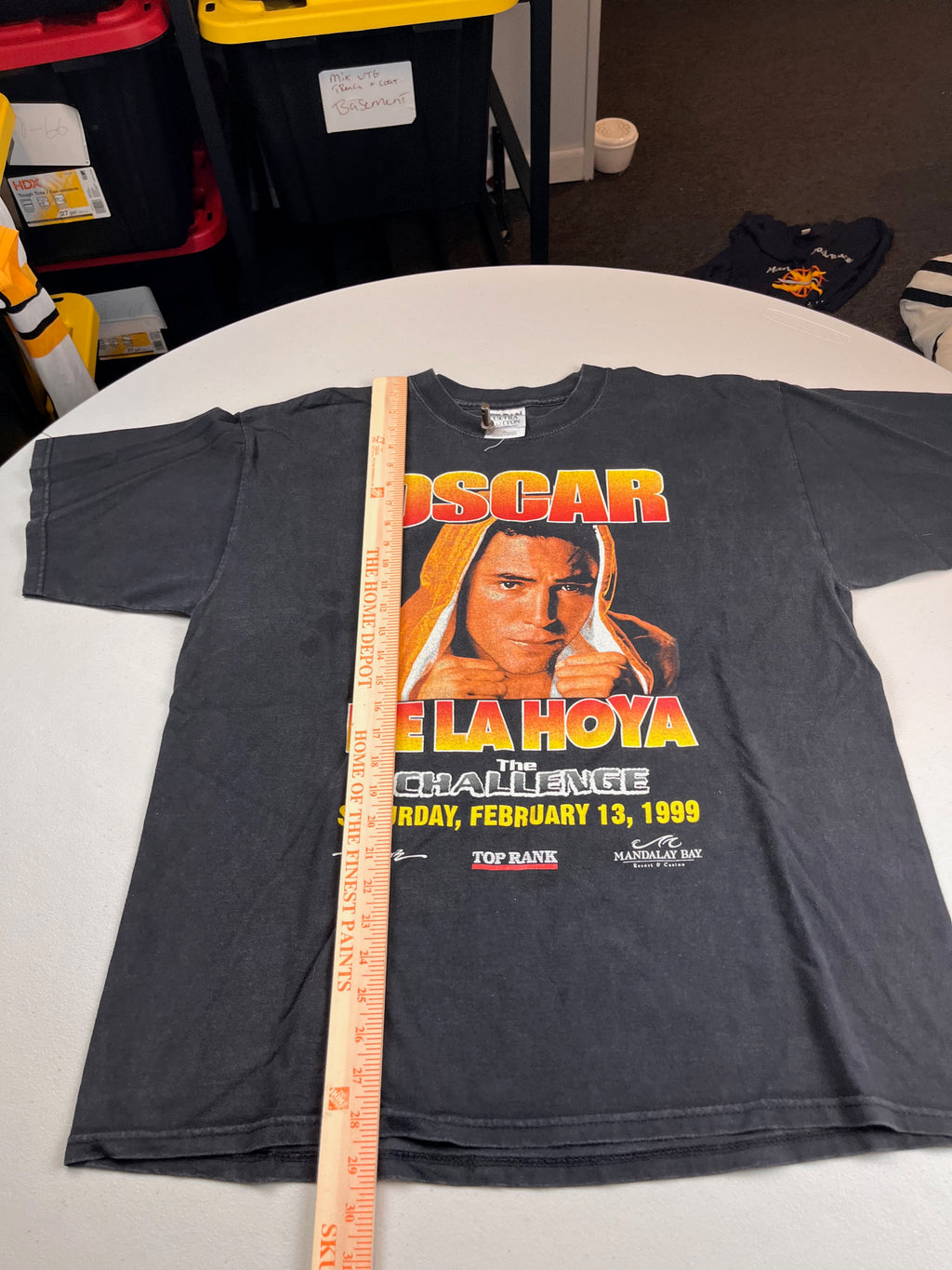 Vintage 1999 Oscar De La Hoya The Challenge Boxing T-Shirt