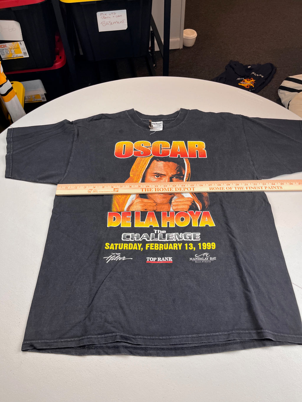Vintage 1999 Oscar De La Hoya The Challenge Boxing T-Shirt