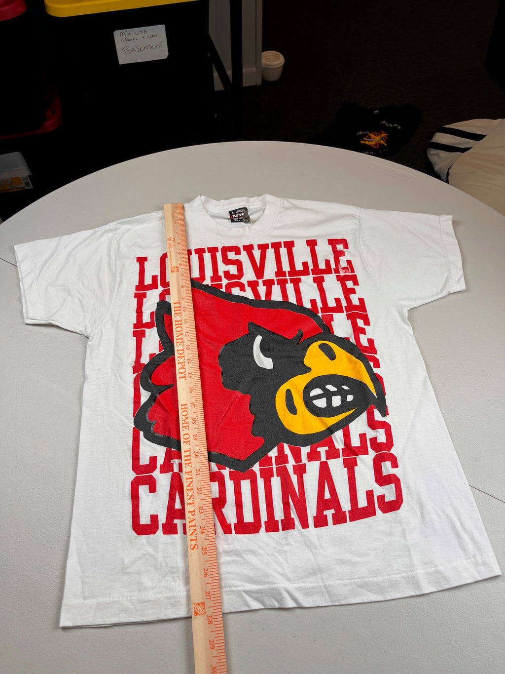 Vintage 90s Louisville Cardinals Big Logo College T-Shirt