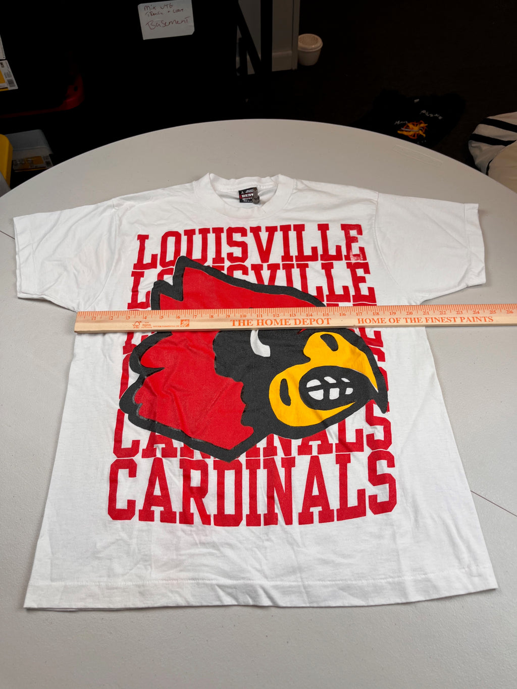 Vintage 90s Louisville Cardinals Big Logo College T-Shirt