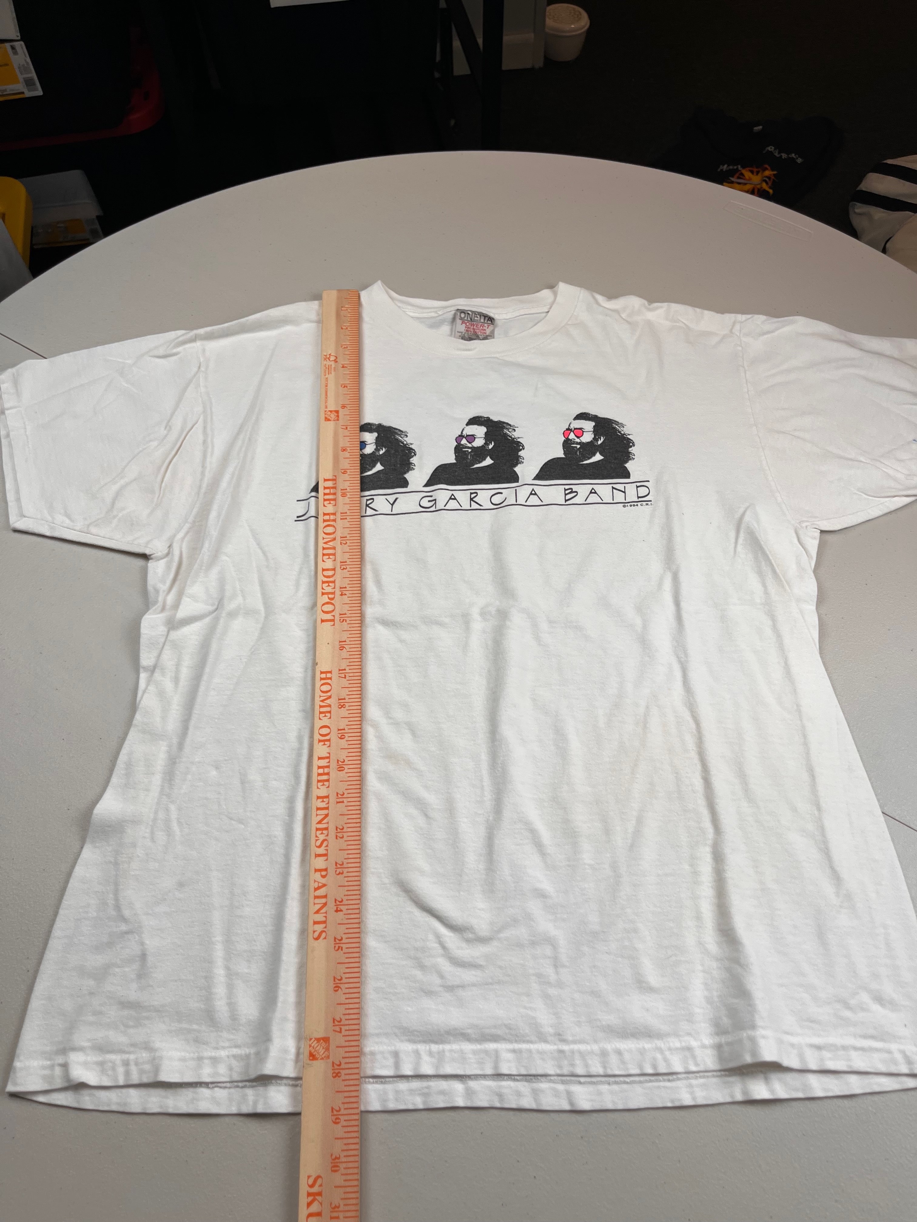 Vintage 1994 Jerry Garcia Band Triple Logo T-Shirt