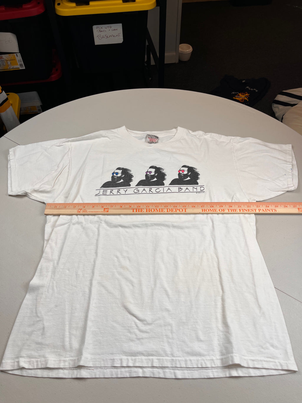 Vintage 1994 Jerry Garcia Band Triple Logo T-Shirt
