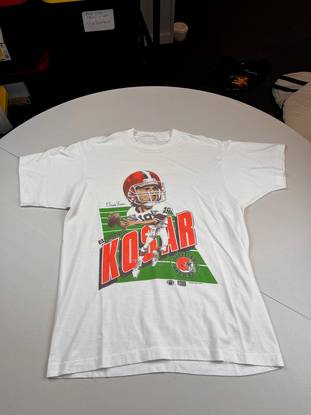Vintage 1990 Bernie Kosar Cleveland Browns Salem Sportswear T-Shirt