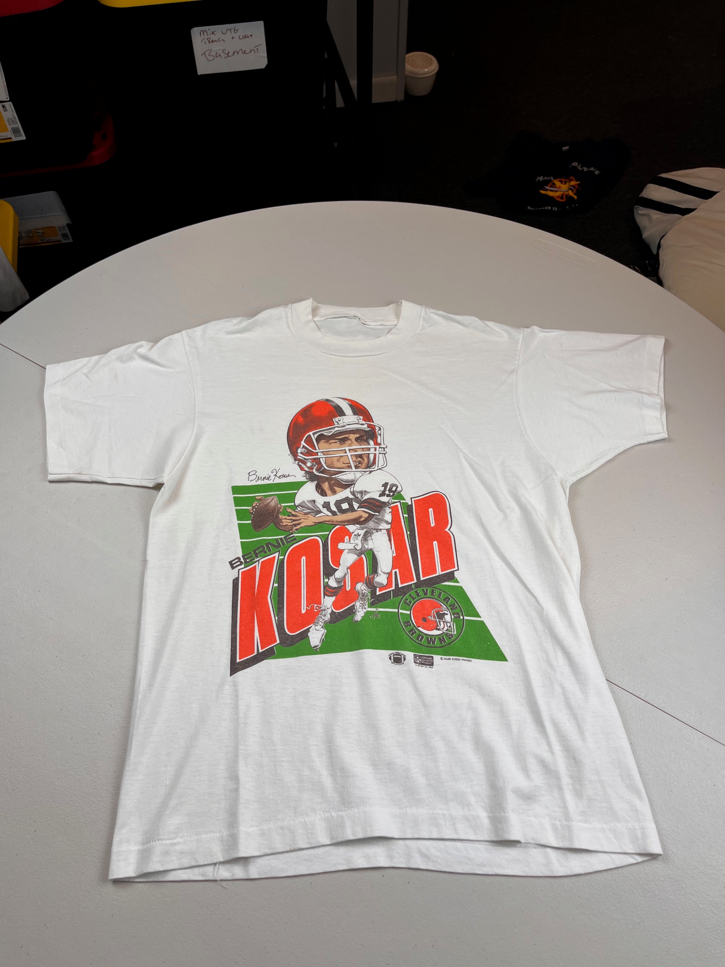 Vintage 1990 Bernie Kosar Cleveland Browns Salem Sportswear T-Shirt