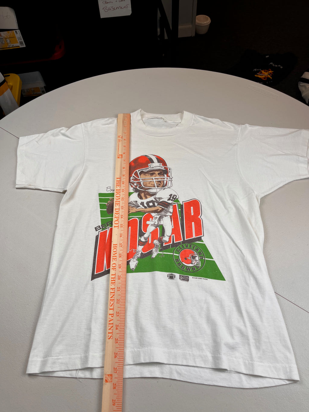 Vintage 1990 Bernie Kosar Cleveland Browns Salem Sportswear T-Shirt