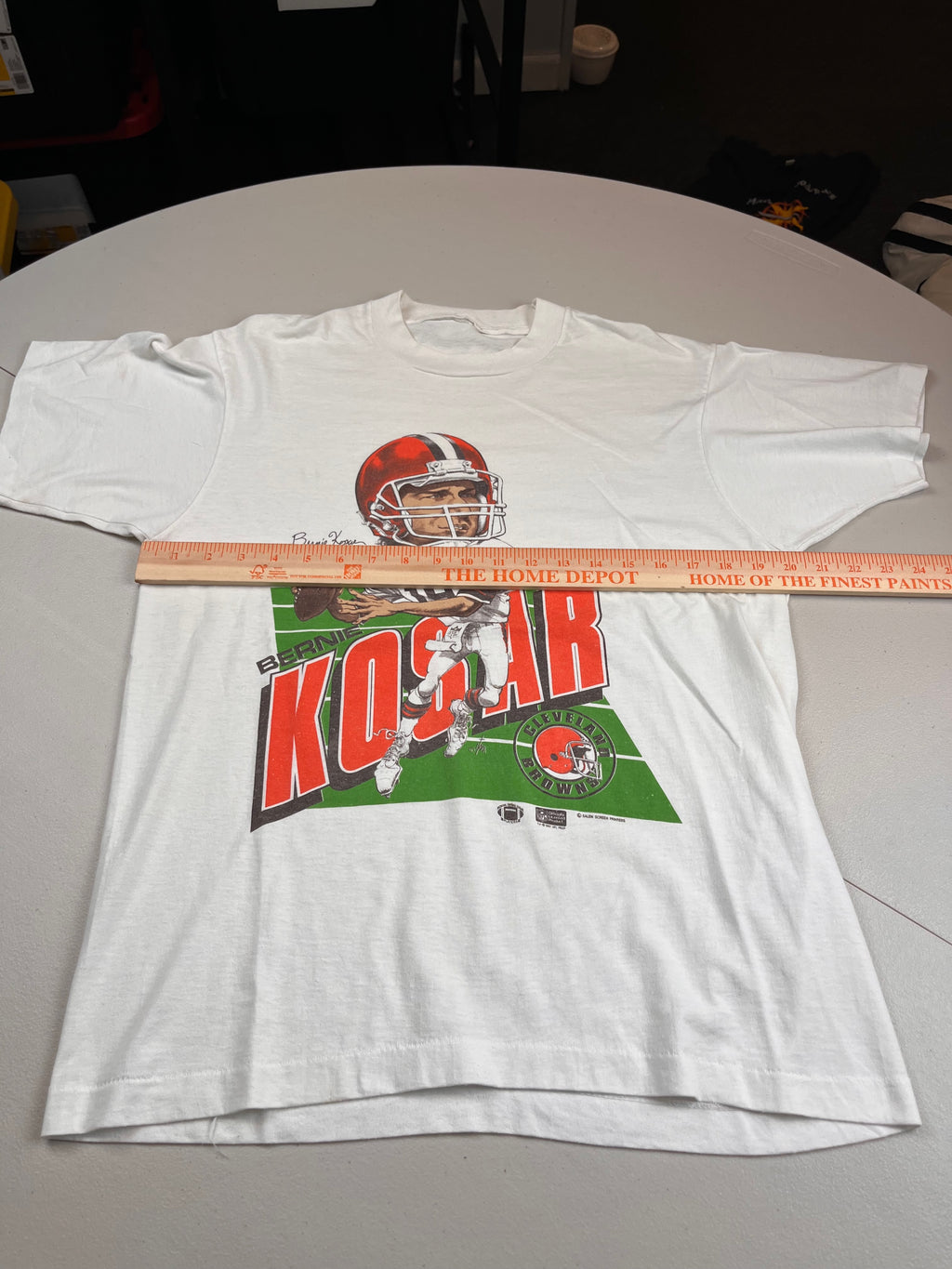Vintage 1990 Bernie Kosar Cleveland Browns Salem Sportswear T-Shirt