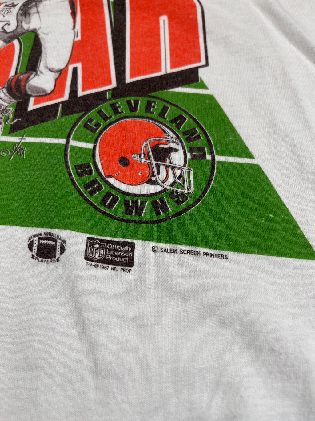 Vintage 1990 Bernie Kosar Cleveland Browns Salem Sportswear T-Shirt