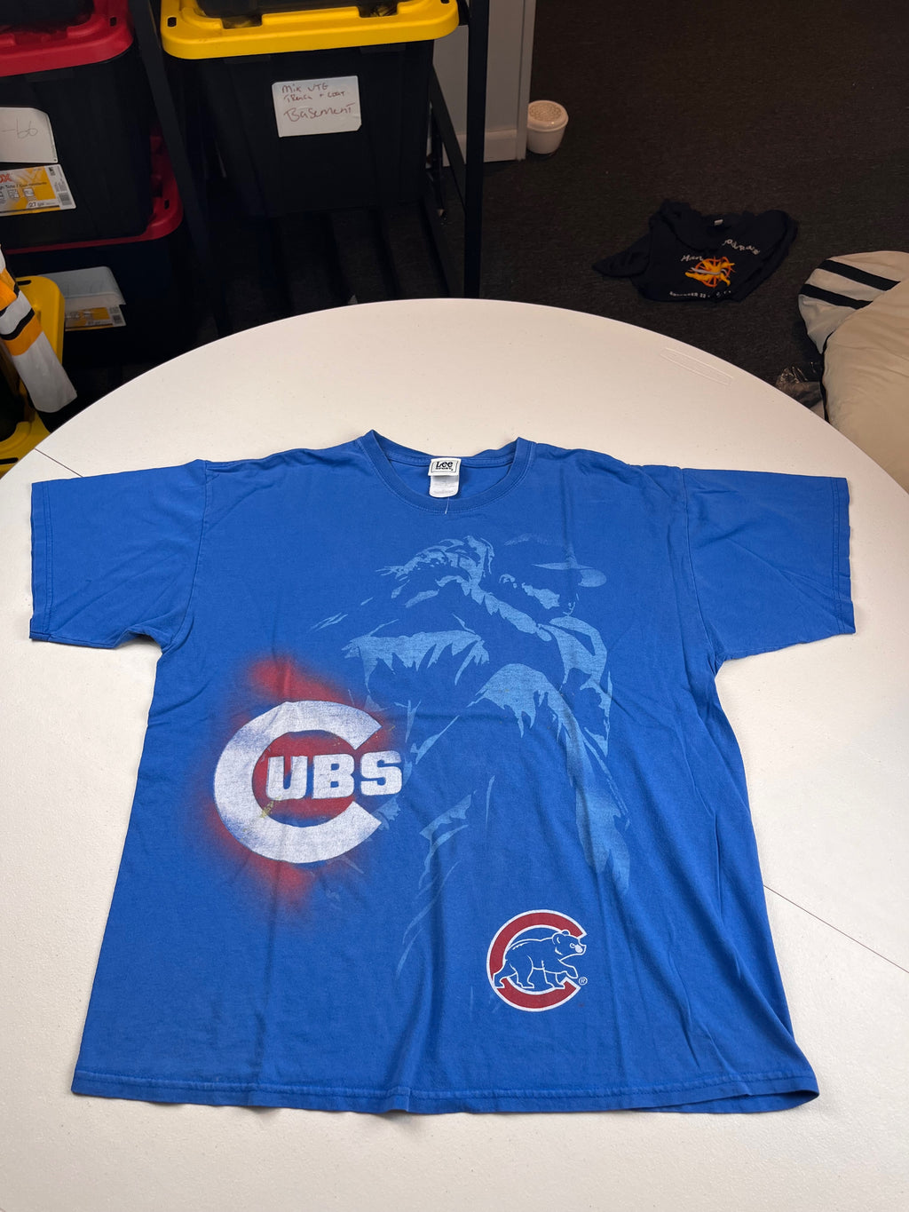 Vintage 90s Lee Sport Chicago Cubs Giant Player T-Shirt