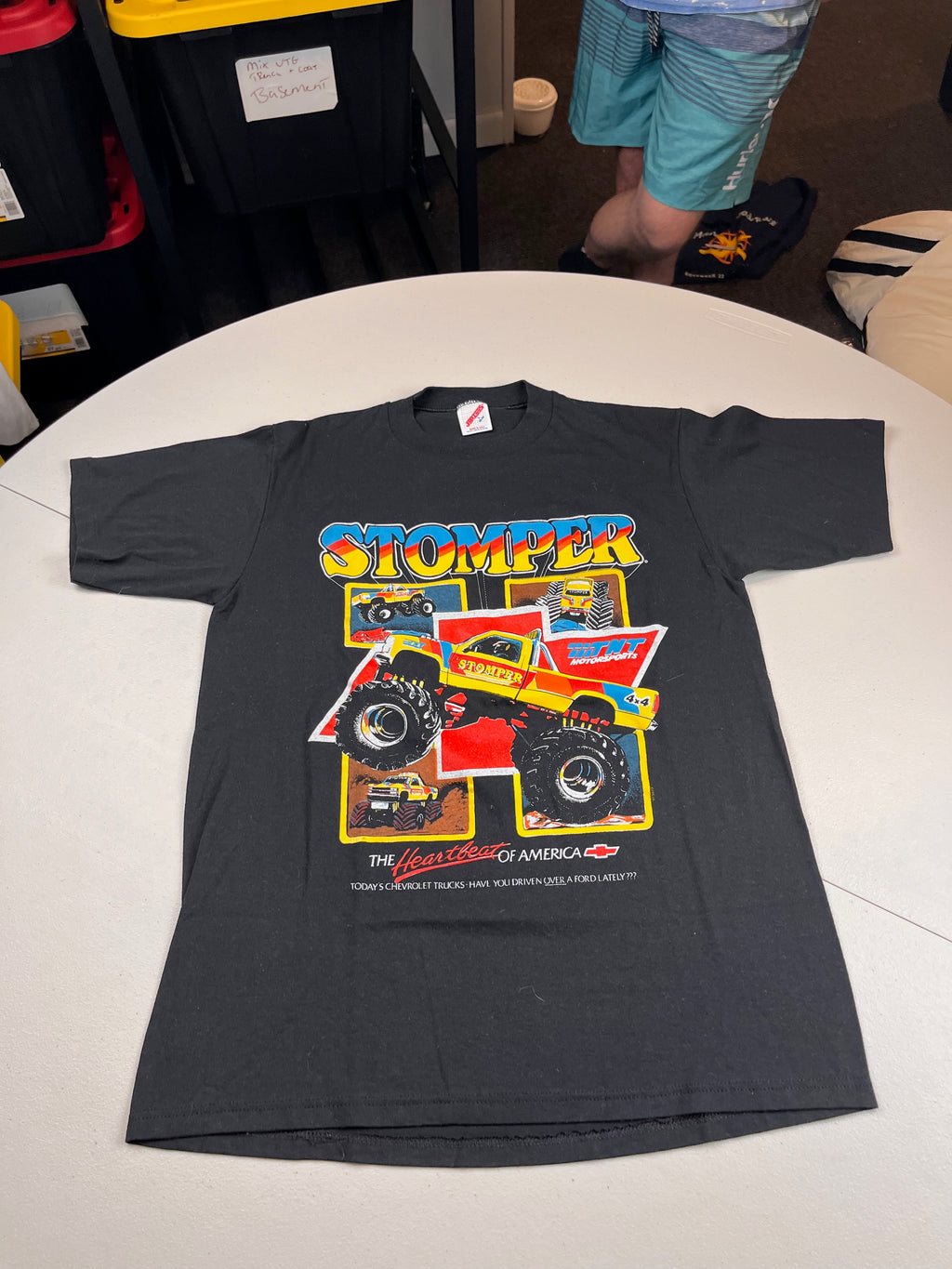 Vintage 1988 Stomper Monster Truck TNT Pulling Series T-Shirt
