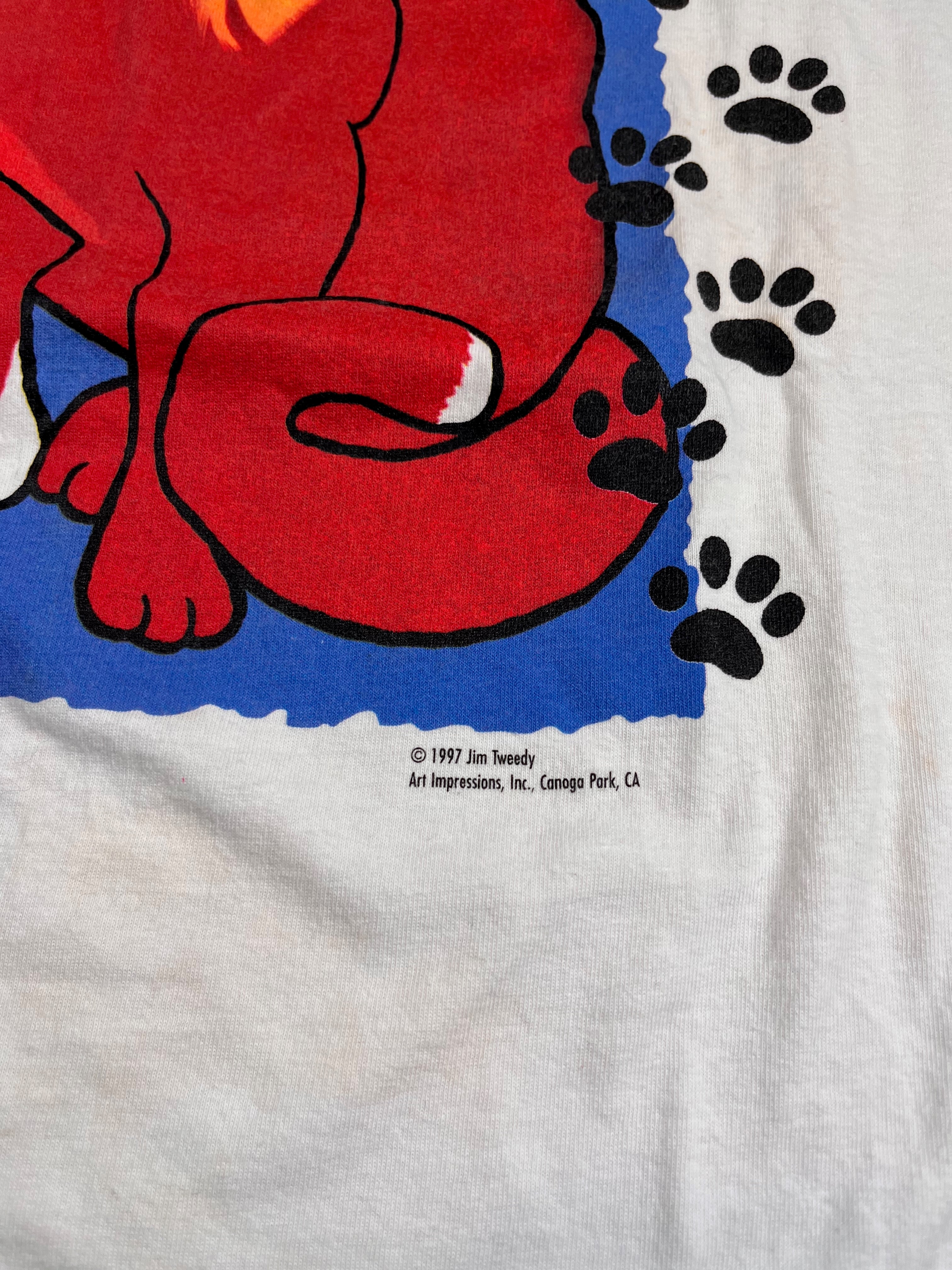 Vintage 1997 Jim Tweedy Charlie the Red Cat Bye Bye Birdie T-Shirt