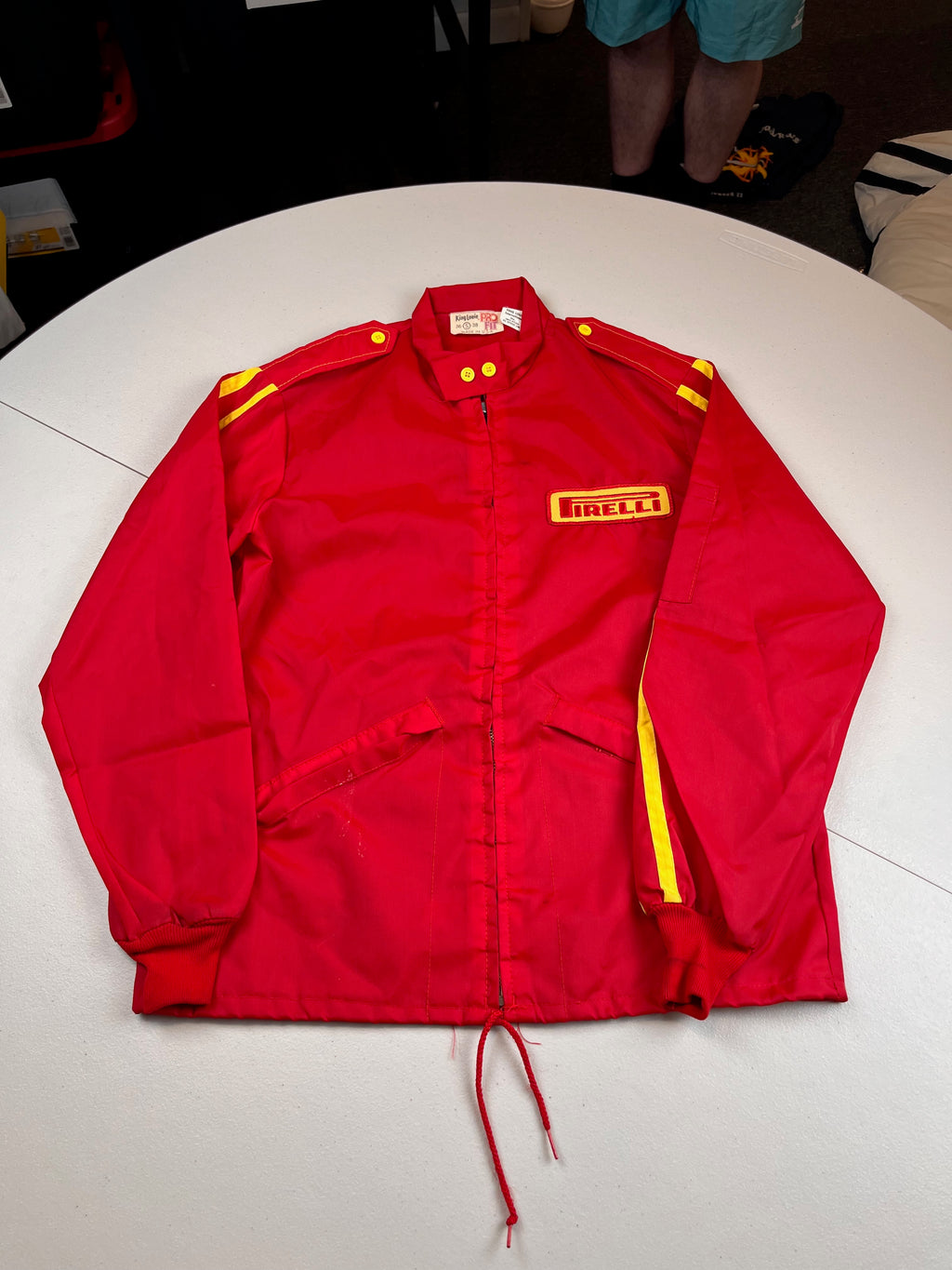 Vintage 70s King Louie Pirelli Nylon Racing Pit Jacket