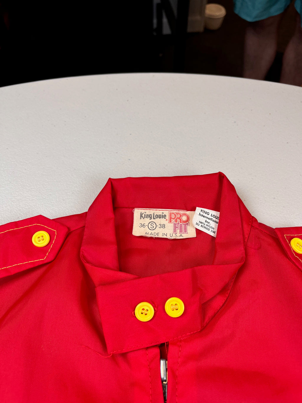 Vintage 70s King Louie Pirelli Nylon Racing Pit Jacket
