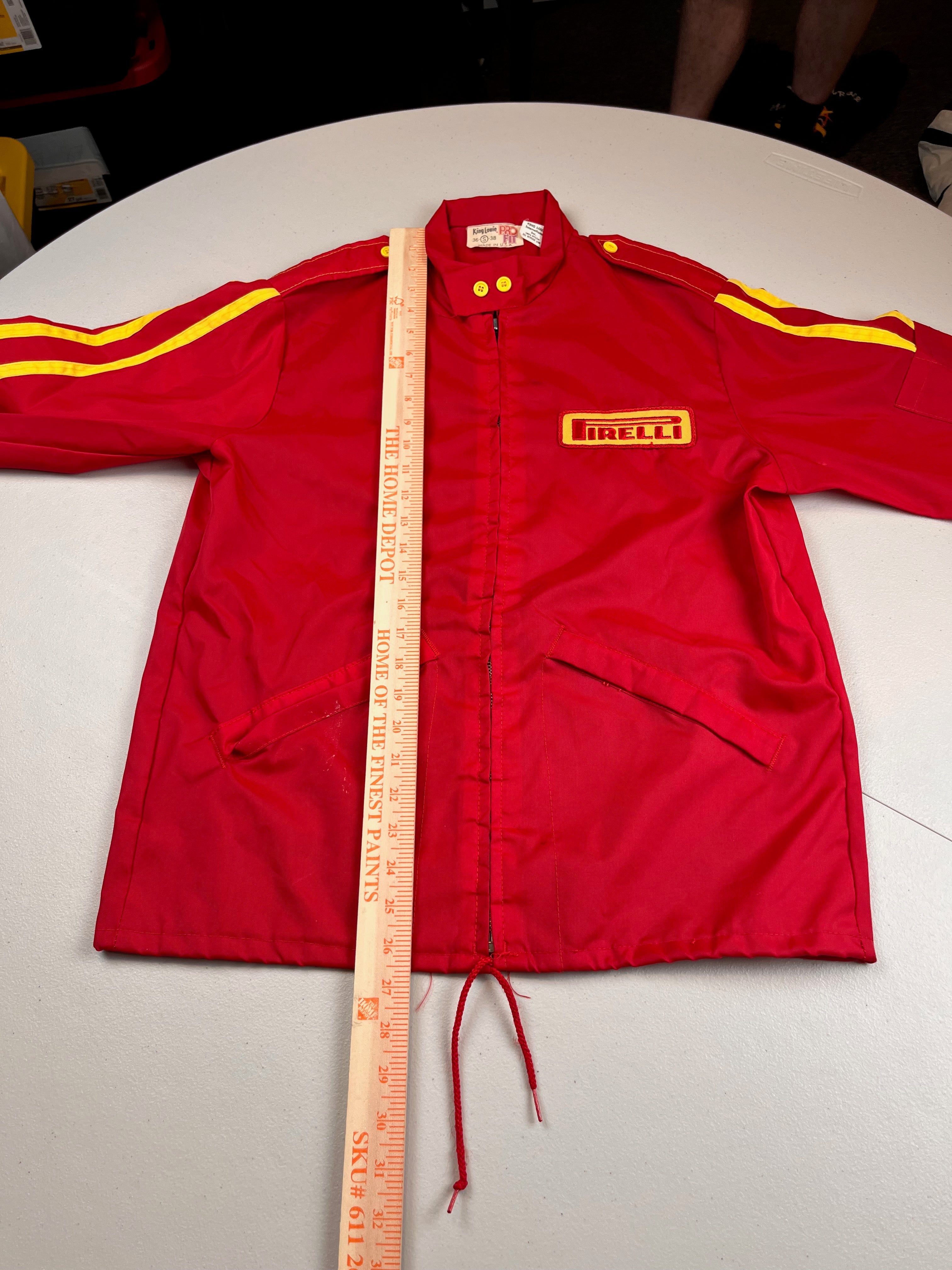 Vintage 70s King Louie Pirelli Nylon Racing Pit Jacket