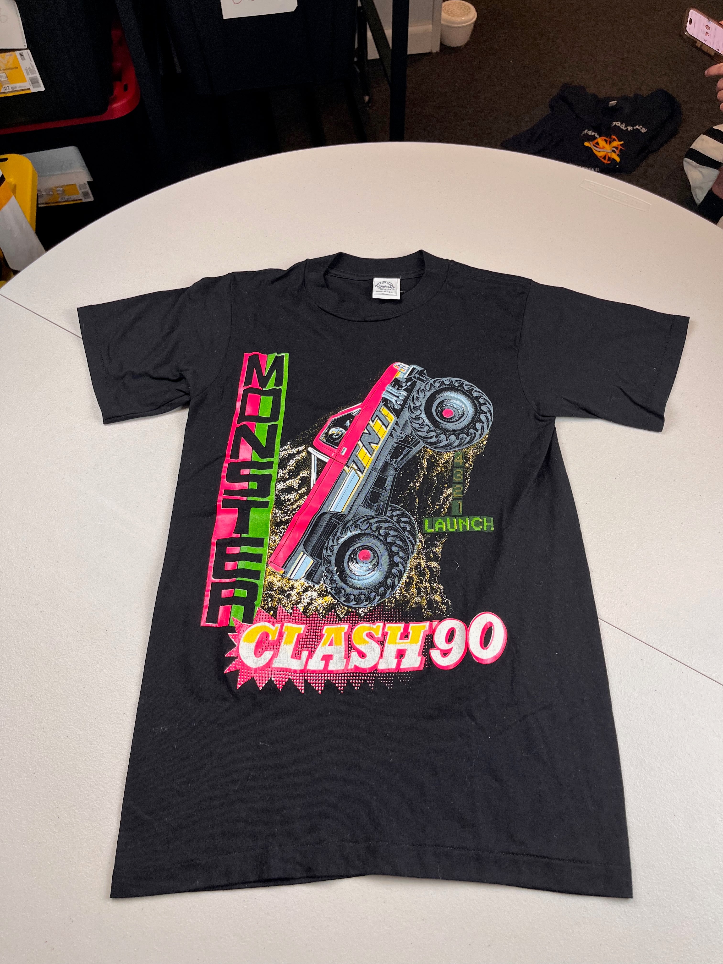 Vintage 1990 TNT Motorsports Monster Clash 90 T-Shirt