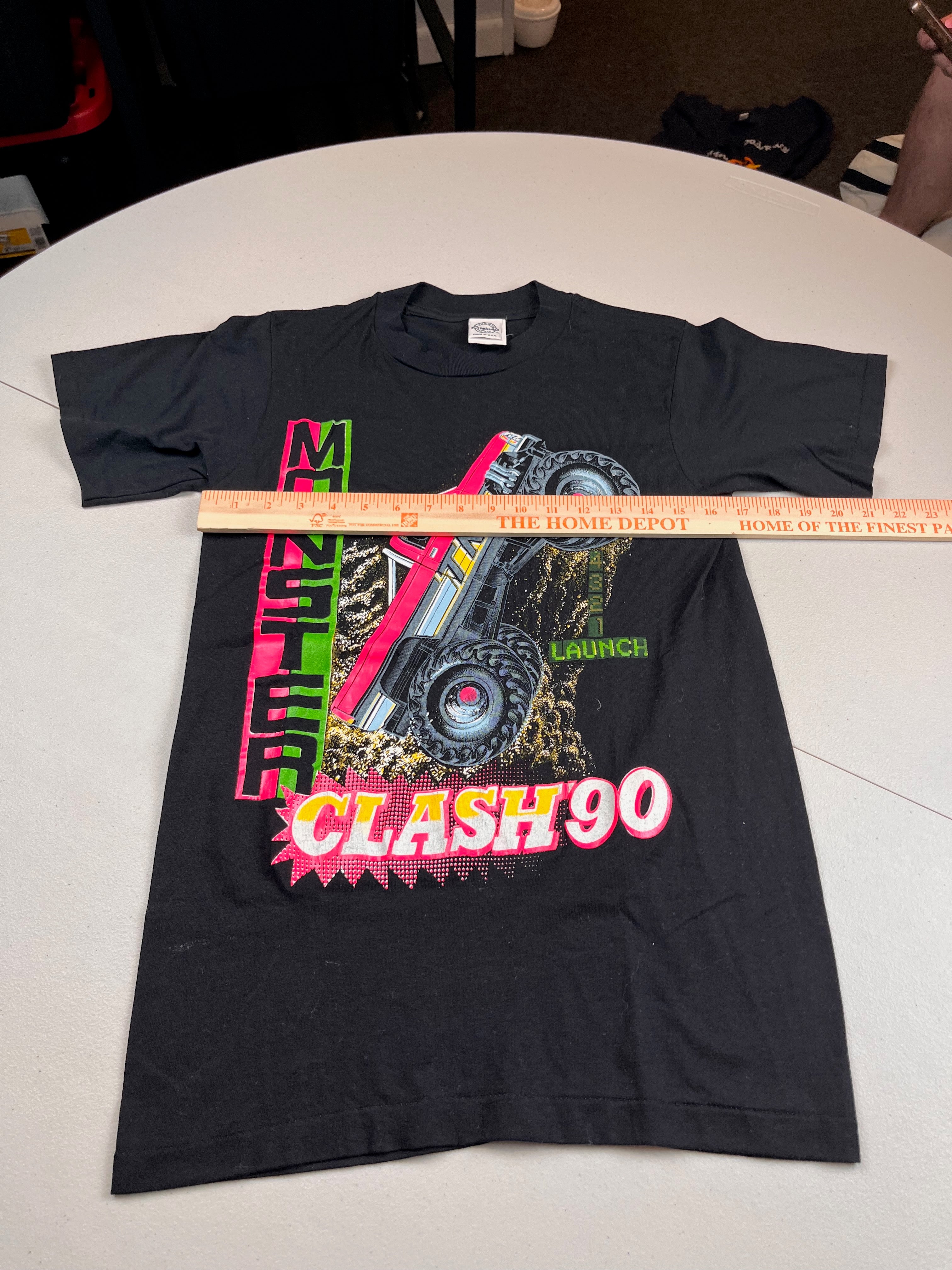 Vintage 1990 TNT Motorsports Monster Clash 90 T-Shirt