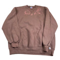 Vintage Russell Athletic Blank Crewneck Sweatshirt Faded Brown/Pink