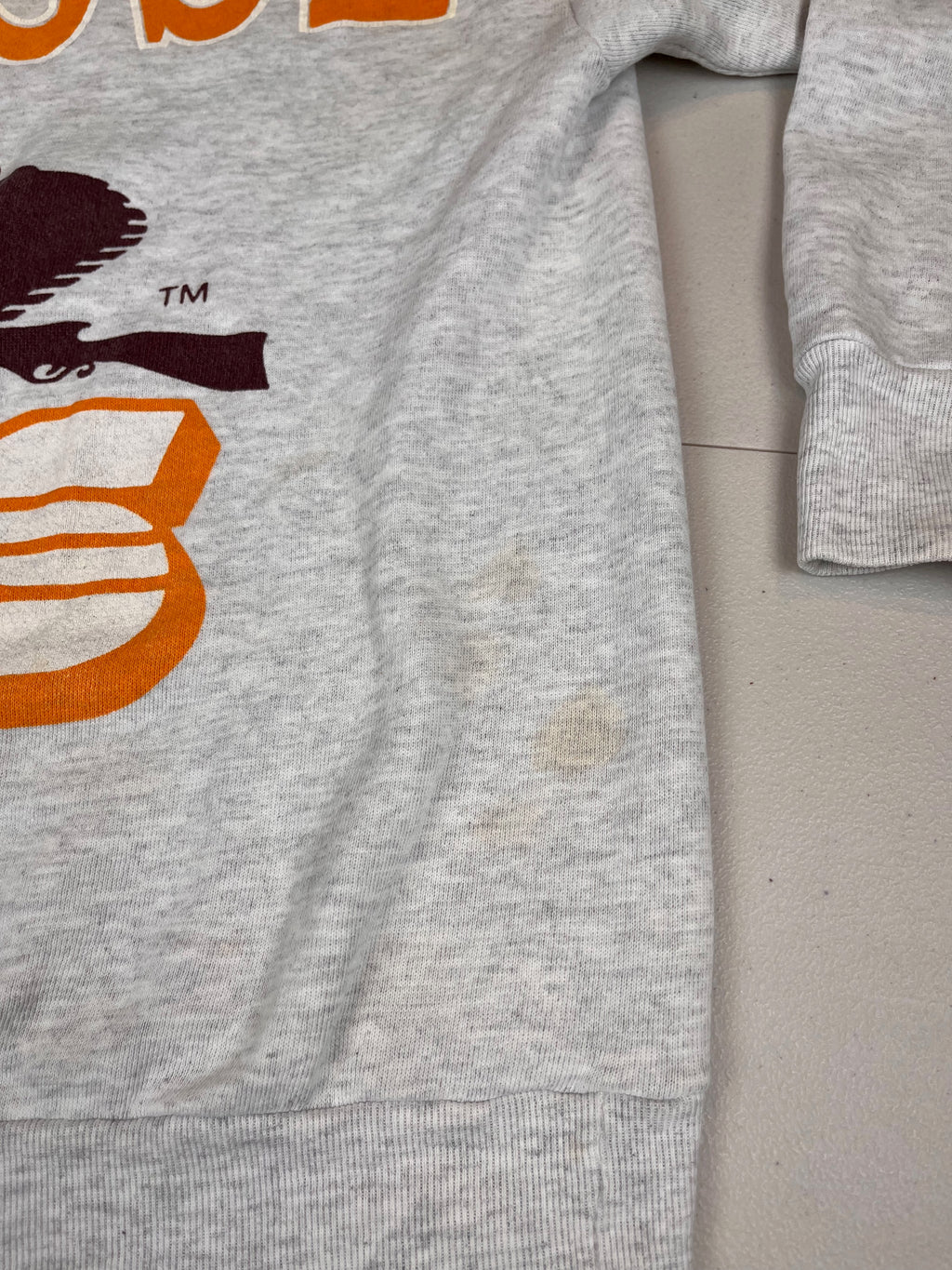 Vintage Tennessee Volunteers Orange and White Crewneck Sweatshirt