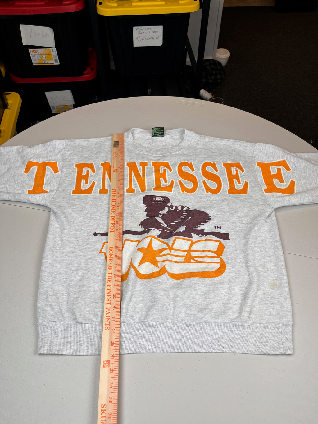 Vintage Tennessee Volunteers Orange and White Crewneck Sweatshirt