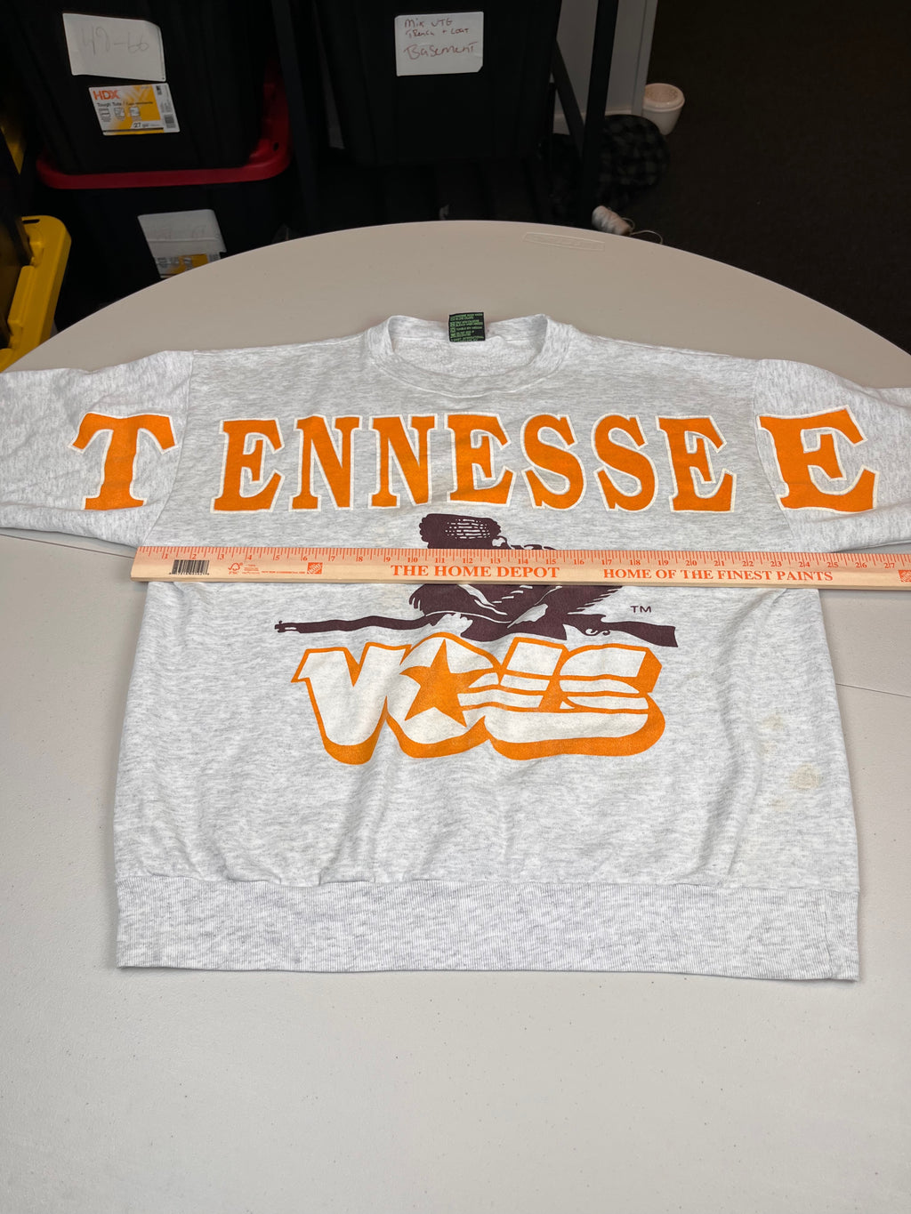 Vintage Tennessee Volunteers Orange and White Crewneck Sweatshirt