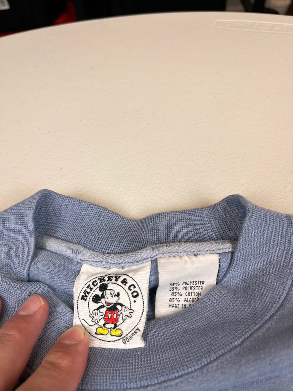 Vintage Mickey Mouse Legendary Series Two-Tone Sweatshirt
