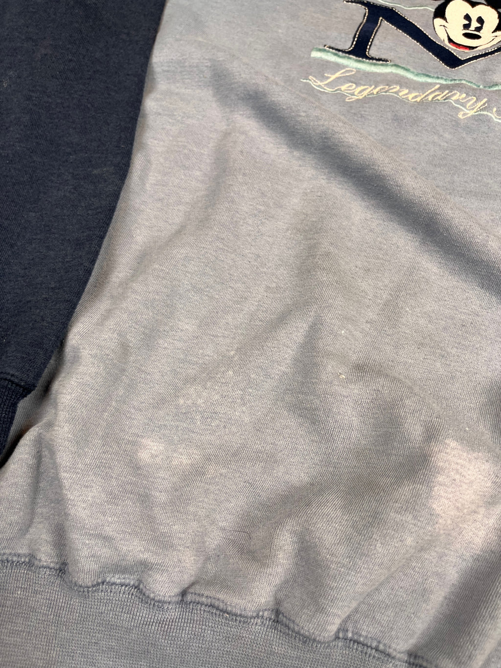 Vintage Mickey Mouse Legendary Series Two-Tone Sweatshirt