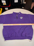 Vintage K-State Wildcats Quarter-Zip Pullover Sweatshirt