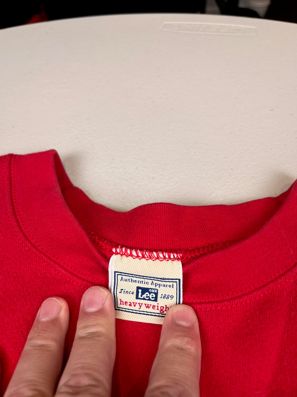 Vintage Nebraska Huskers Embroidered Logo Crewneck Sweatshirt