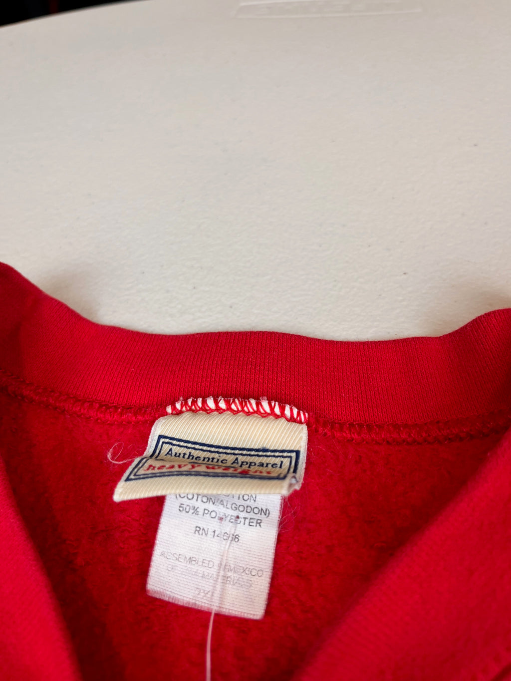 Vintage Nebraska Huskers Embroidered Logo Crewneck Sweatshirt