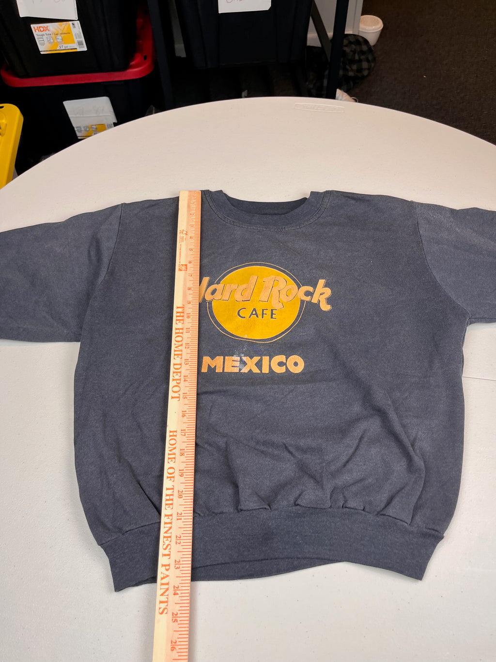 Vintage Hard Rock Cafe Mexico Logo Crewneck Sweatshirt Faded